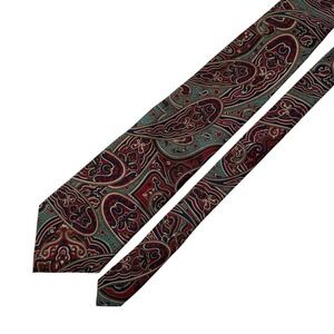 Christian Dior Monsieur Silk Paisley Tie Made in Italy Luxury Mens Necktie